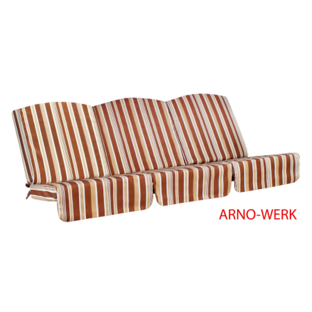 Подушка-кресло для 3-х местных качелей Элит Люкс (Элит Стандарт) шоколад