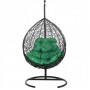 Подвесное кресло BiGarden Tropica Black (зеленая подушка)