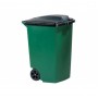 Контейнер для мусора на колесах REFUSE CONTAINER 100 л, зелёный/черный