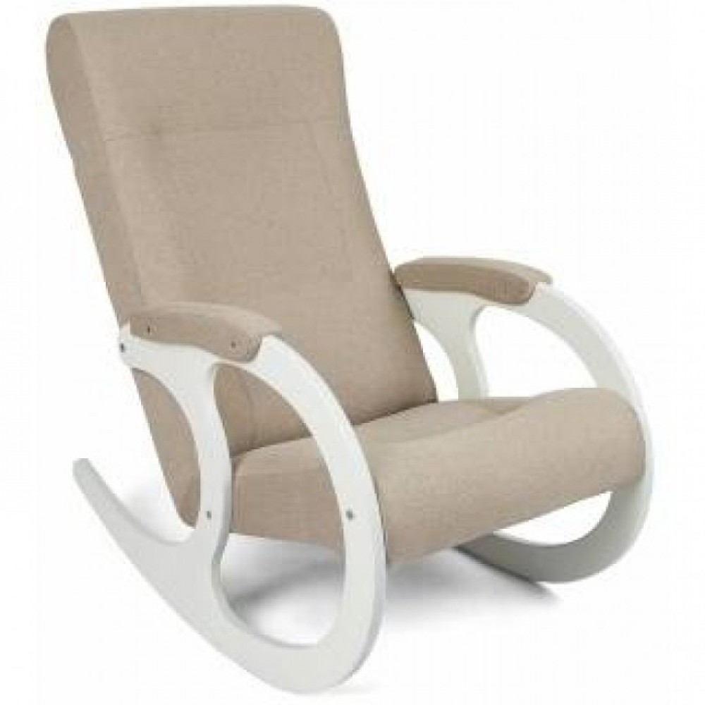 Кресло-качалка Бастион 3 (united 3) Белые ноги