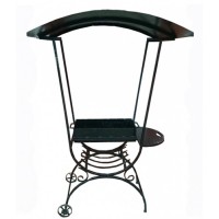 Мангал передвижной с крышей МДК-01 2мм