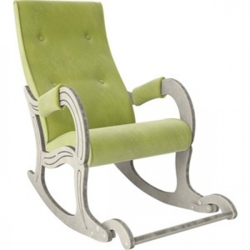 Кресло-качалка Мебель Импэкс Модель 707 дуб шампань/патина/ Verona apple green