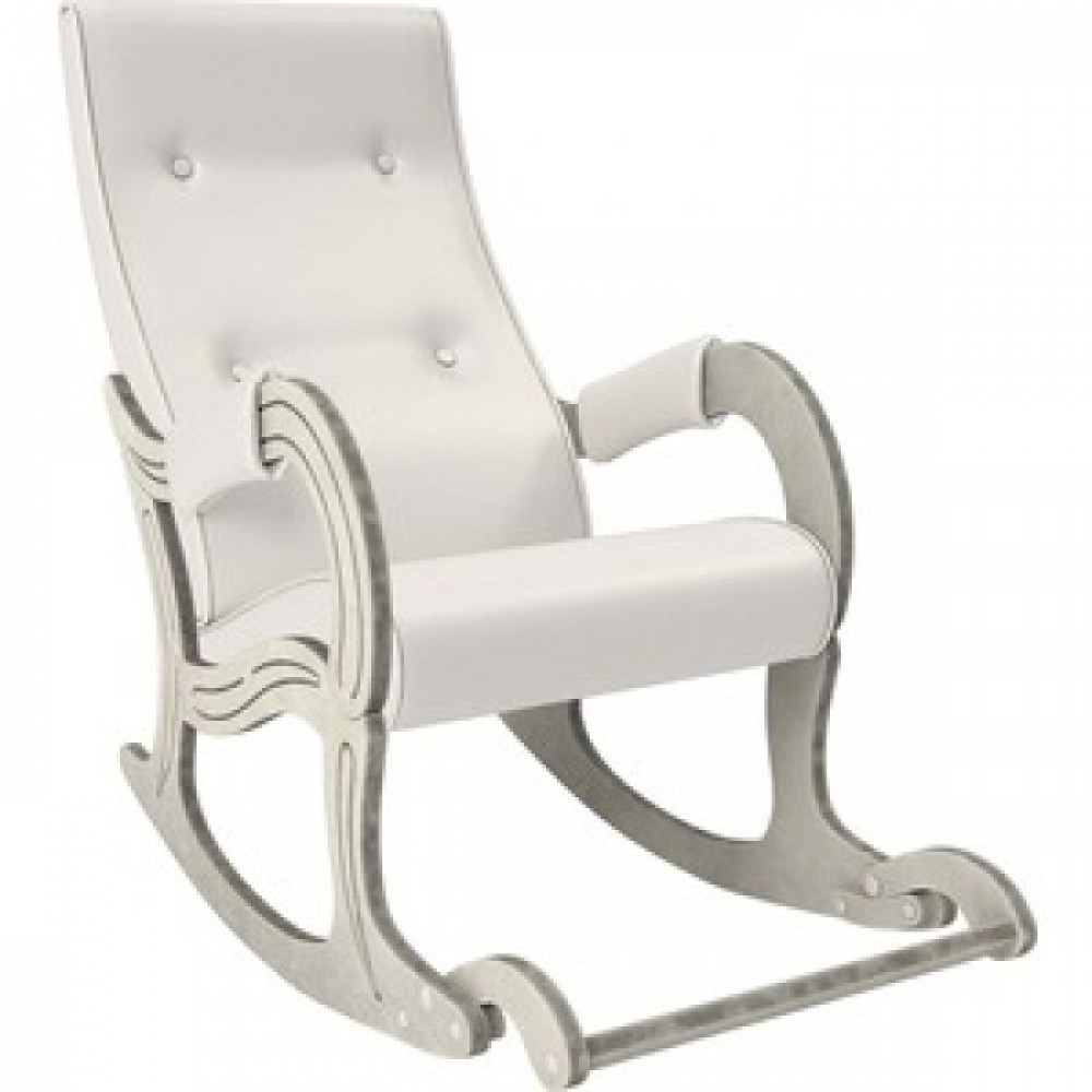 Кресло-качалка Мебель Импэкс Модель 707 дуб шампань/патина, к/з Mango 002