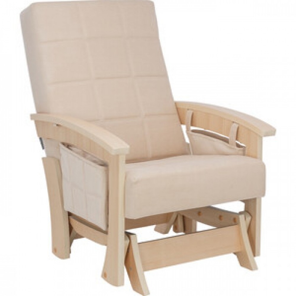 Кресло глайдер Импэкс Нордик натуральное дерево ткань Verona vanilla