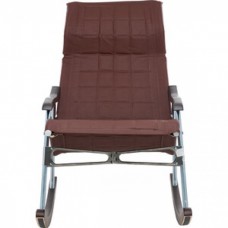 Кресло-качалка складная Мебель Импэкс Белтех к/з коричневый