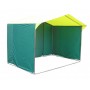 Торговая палатка Домик 3,0 x 1,9 желто-зеленая