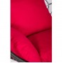 Подвесное кресло Скай 02 черный, красный