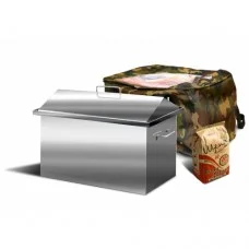 Коптильня  Фортуна 2 мм с гидрозамком 400х300х200