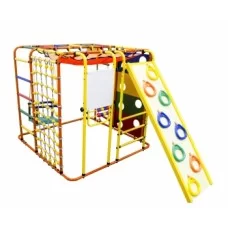 Спортивно-игровой комплекс Формула здоровья Кубик У Плюс оранжевый/радуга