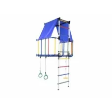 Спортивно-игровой комплекс Формула здоровья Индиго L Плюс синий/белый/радуга