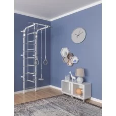 Шведская стенка Формула здоровья Pastel 2 белый/серый