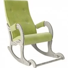 Кресло-качалка Мебель Импэкс Модель 707 дуб шампань/патина/ Verona apple green