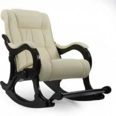 Кресло-качалка Импэкс Модель 77 каркас венге с лозой,обивка Дунди 112