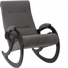 Кресло-качалка Импэкс Модель 5 венге, обивка Verona Antazite Grey
